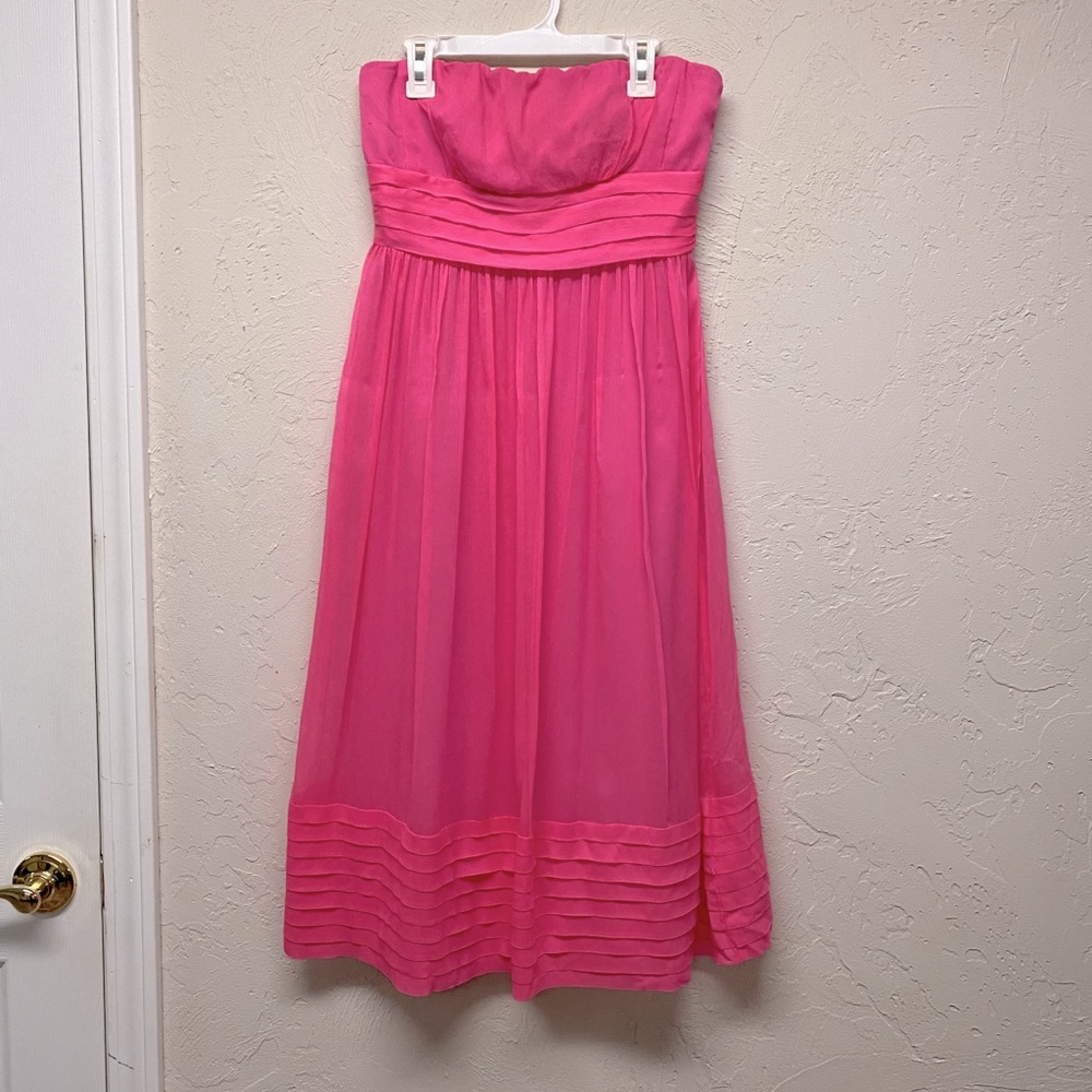 JCrew pink special occasion dress sz 0 sleeveless